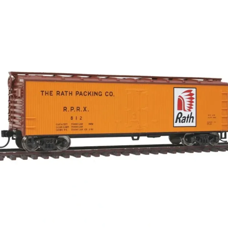 Walthers 910-3611 HO Rath Packing Company 40' 2-Sheathed Reefer Steel Roof #612 - Your Source for Gaming Essentials* Online