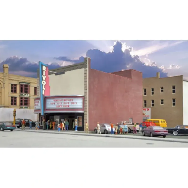 Walthers 933-3771 HO Rivoli Theatre Building Kit - Your Source for Gaming Essentials Discount