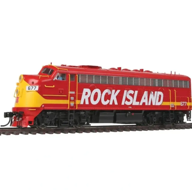 Walthers 920-40696 HO Rock Island EMD F7A Diesel Locomotive #677 w/ DCC & Sound - Your Source for Gaming Essentials* Sale
