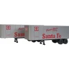 Walthers 949-2356 HO Santa Fe 32' Trailer 2-Pack - Assembled - Your Source for Gaming Essentials Hot