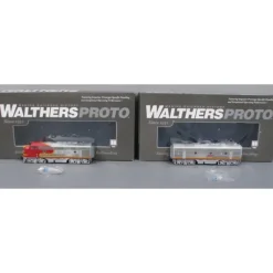 Walthers 920-47698 HO Santa Fe EMD F7A-B Set w/DC #45C,45B - Your Source for Gaming Essentials* Outlet