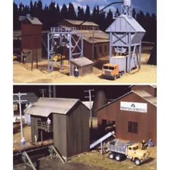 Walthers 933-3144 HO Sawmill Outbuildings Building Kit - Your Source for Gaming Essentials Best Sale