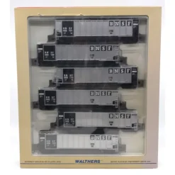 Walthers 932-5327 HO Scale Burlington Northern Santa Fe Bethgons (Pack of 6) LN/Box - Your Source for Gaming Essentials Online
