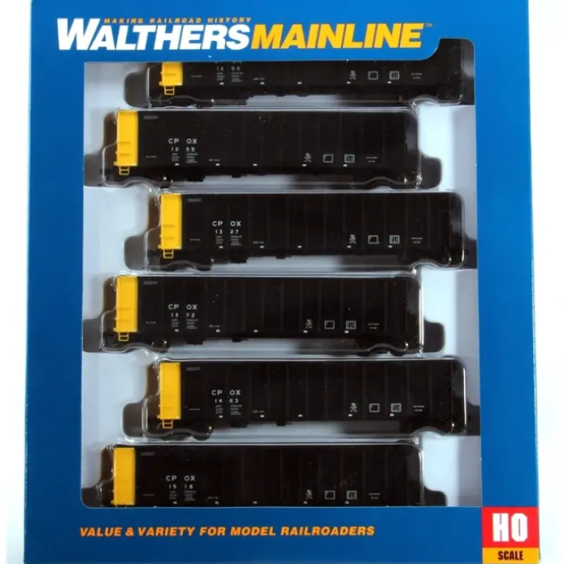 Walthers 910-65706 HO Scale CPOX 50' Coal Gondola (Pack of 6) - Your Source for Gaming Essentials* Discount
