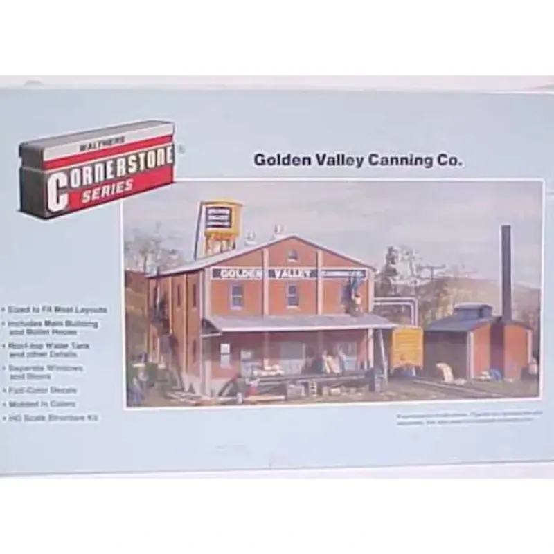 Walthers 933-3018 HO Scale Golden Valley Canning Co. Building Kit - Your Source for Gaming Essentials Flash Sale