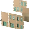 Walthers 933-3722 HO Small Walls W/Windows & Doors Modular Building Pieces - Your Source for Gaming Essentials Hot
