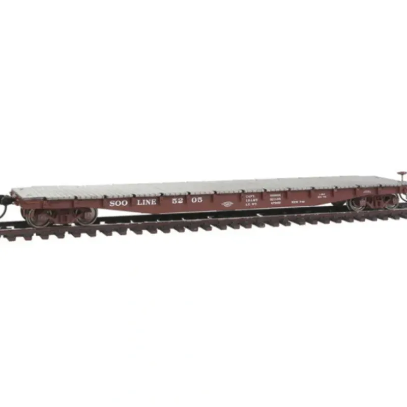 Walthers 920-104113 HO Soo Line 53' AAR Flatcar - Ready to Run #5205 - Your Source for Gaming Essentials* Clearance