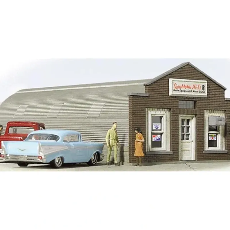 Walthers 933-2919 HO Southtown Hi-Fi Storefront Building Kit - Your Source for Gaming Essentials Fashion