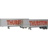 Walthers 949-2305 HO Thurston 40' Trailer Assembled Large Lettering (Pack of 2) - Your Source for Gaming Essentials Cheap