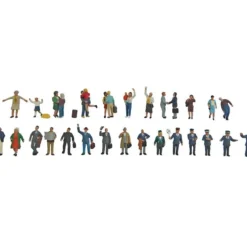 Walthers 949-6032 HO Travelers On The Platform Scene Master - Your Source for Gaming Essentials Flash Sale