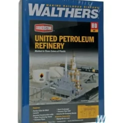 Walthers 933-3705 HO United Petroleum Refinery Deluxe Industrial Building Kit - Your Source for Gaming Essentials Best Sale