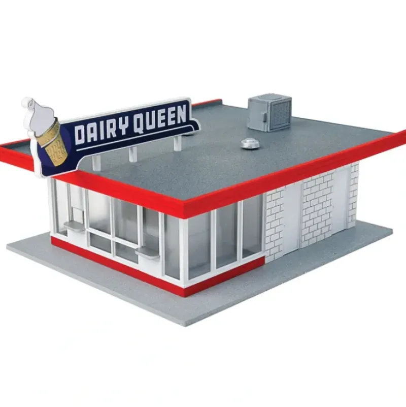 Walthers 933-3484 HO Vintage Dairy Queen Building Kit - Your Source for Gaming Essentials Online