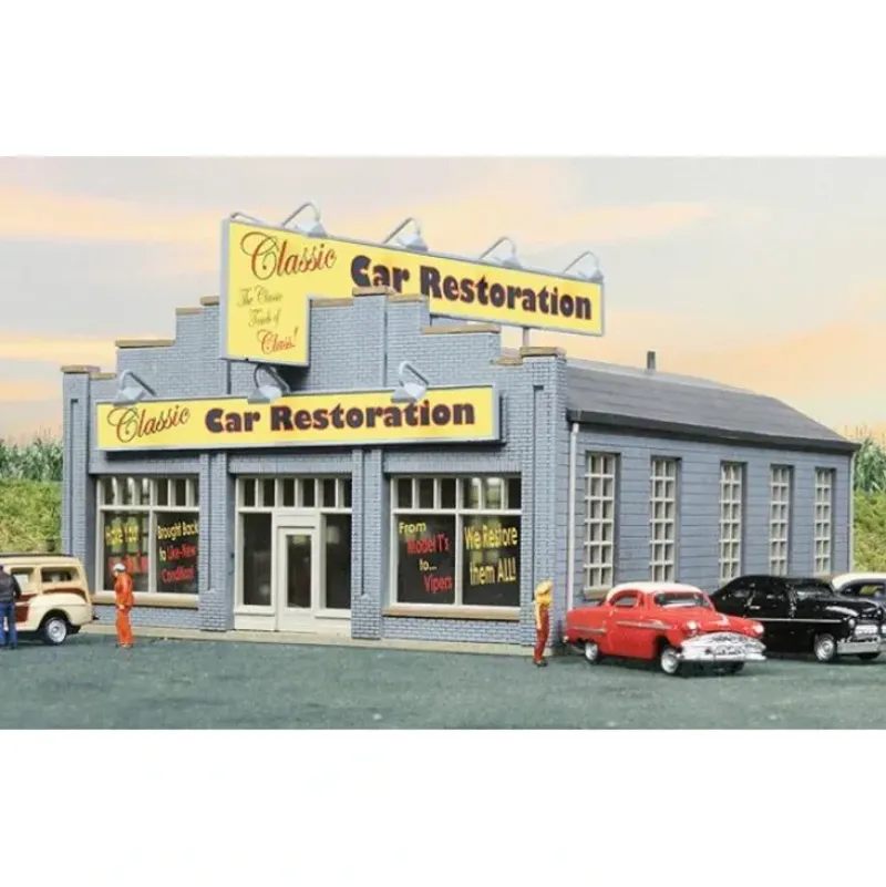 Walthers 933-3824 N Classic Car Restoration Building Kit - Your Source for Gaming Essentials Discount