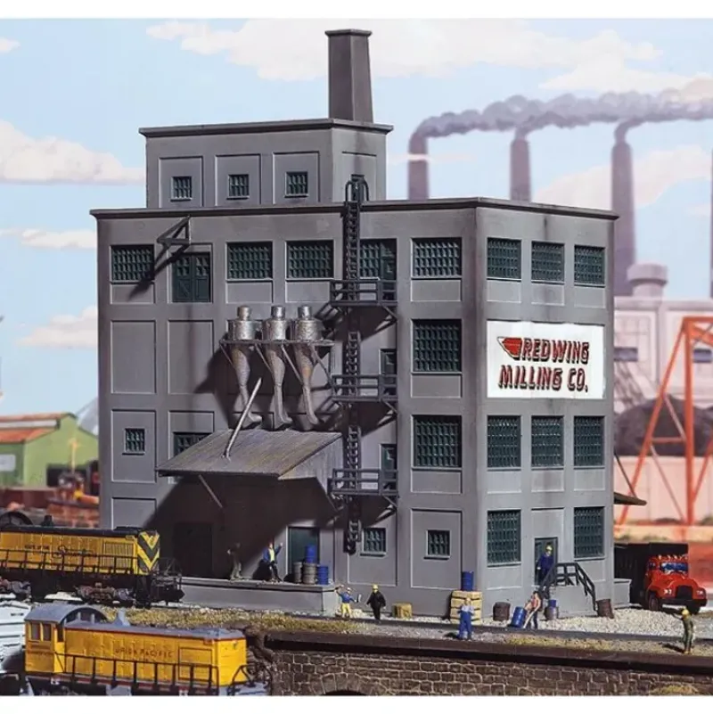 Walthers 933-3212 N Scale Red Wing Milling Co. Industrial Building Kit - Your Source for Gaming Essentials Outlet