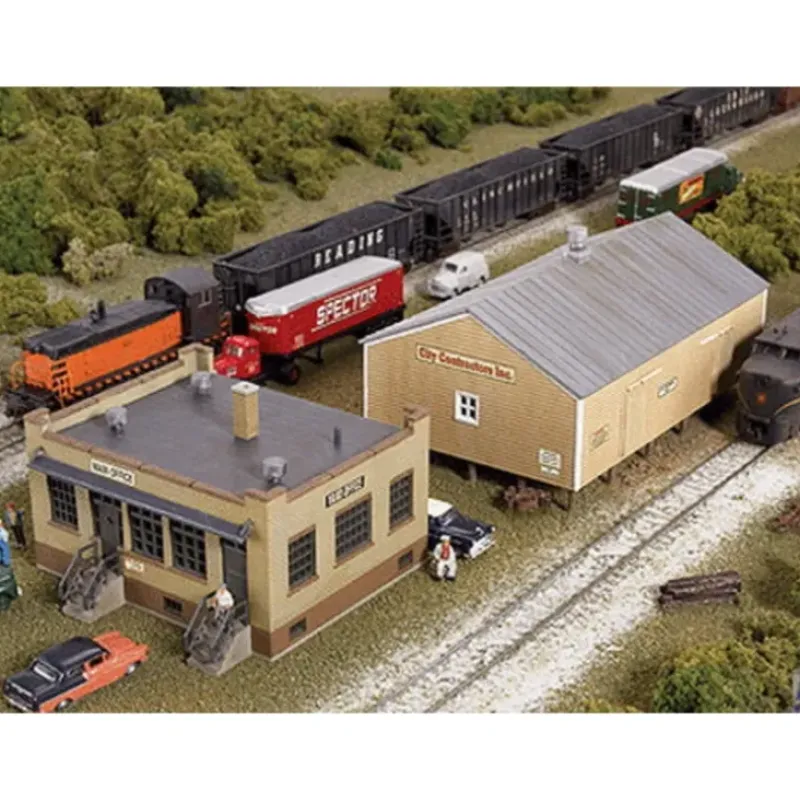 Walthers 933-3822 N Yard Office & Shed Building Kit - Your Source for Gaming Essentials Best Sale