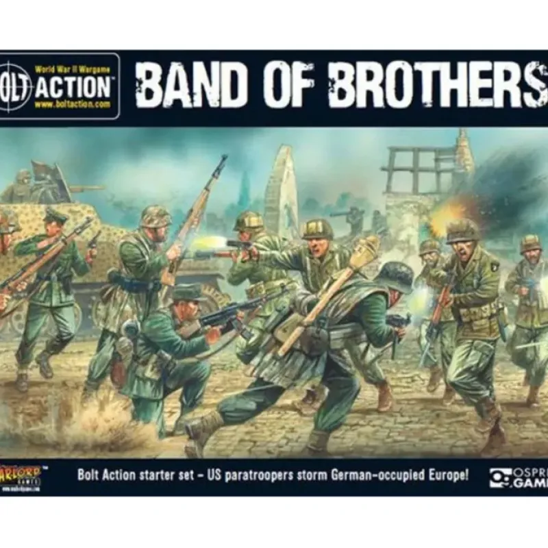 Tabletop Miniatures-Warlord Bolt Action Bolt Action 2 Starter- Band of Brothers 401510001 Unpainted - Your Source for Gaming Essentials