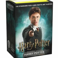 Cards-Wizarding World Harry Potter Matte 100 Standard Size Card Sleeves - Your Source for Gaming Essentials