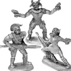 Tabletop Miniatures-Wolframs Gang (3) #20-563 Shadowrun RPG Metal Ral Partha Figure - Your Source for Gaming Essentials