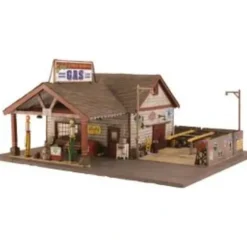 Woodland Scenics BR5048 HO Built-&-Ready Ethyl''''s Gas & Service Building - Your Source for Gaming Essentials Best