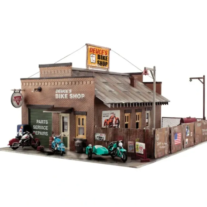 Woodland Scenics PF5895 O Deuce's Bike Shop Building Kit - Your Source for Gaming Essentials Store