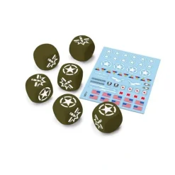 Dice-World of Tanks: Miniatures Game Dice and Decal Upgrade Pack - American - Your Source for Gaming Essentials
