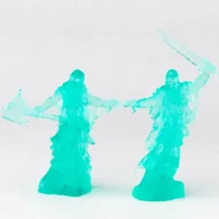 Tabletop Miniatures-Wraith Duelists (2) #77643 Bones Unpainted Translucent Blue Plastic - Your Source for Gaming Essentials