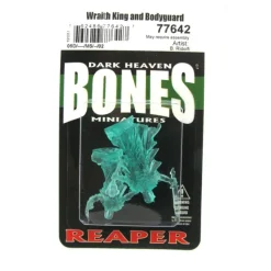 Tabletop Miniatures-Wraith Lord and Bodyguard (2) #77642 Bones Unpainted Clear Blue Plastic - Your Source for Gaming Essentials
