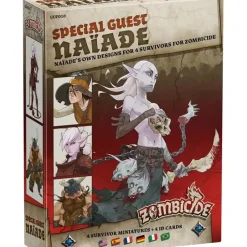 Board Games-Zombicide Black Plague Expansion: Special Guest Naiade Box (4 Miniatures) - Your Source for Gaming Essentials